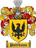 Pottebaum coat of arms family crest download