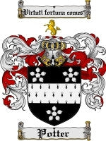 Potter coat of arms family crest download