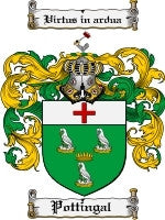 Pottingal coat of arms family crest download