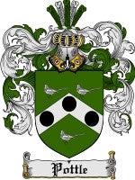 Pottle coat of arms family crest download