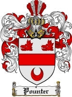 Pounter coat of arms family crest download