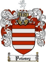 Powsey coat of arms family crest download