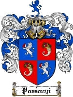 Pozsonyi coat of arms family crest download