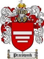 Pracownik coat of arms family crest download