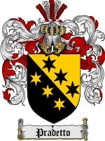 Pradetto coat of arms family crest download