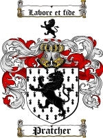 Pratcher coat of arms family crest download