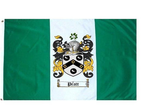 Pratt family crest coat of arms flag