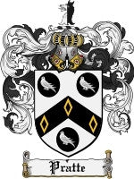 Pratte coat of arms family crest download
