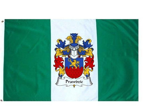 Prawdzic family crest coat of arms flag