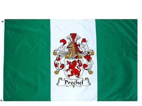 Prechel family crest coat of arms flag