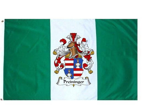 Preininger family crest coat of arms flag