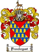 Prendergast coat of arms family crest download