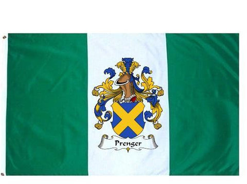 Prenger family crest coat of arms flag