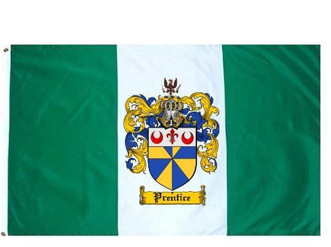 Prentice family crest coat of arms flag