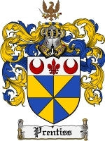Prentiss coat of arms family crest download