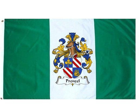 Prenzel family crest coat of arms flag