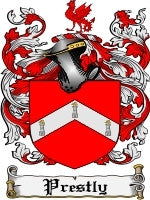 Prestly coat of arms family crest download