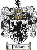 Prickard coat of arms family crest download