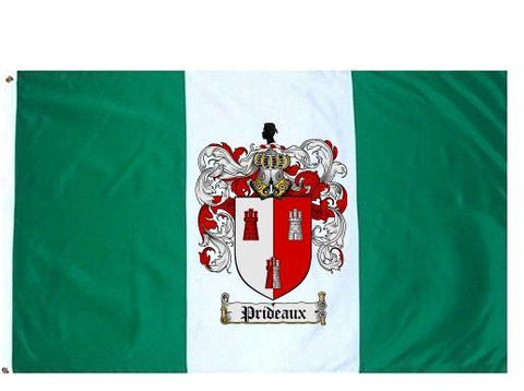 Prideaux family crest coat of arms flag