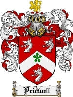 Pridwell coat of arms family crest download