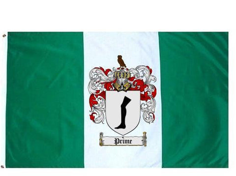 Prime family crest coat of arms flag