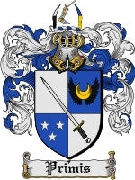 Primis coat of arms family crest download