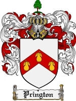 Prington coat of arms family crest download