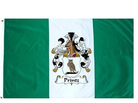 Printz family crest coat of arms flag