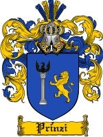 Prinzi coat of arms family crest download