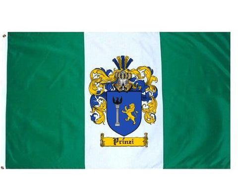 Prinzi family crest coat of arms flag