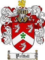 Prittell coat of arms family crest download