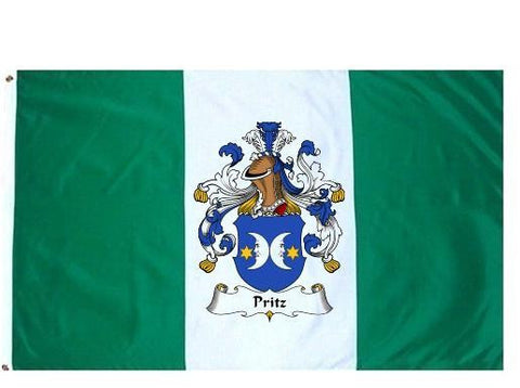 Pritz family crest coat of arms flag