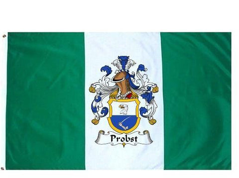 Probst family crest coat of arms flag