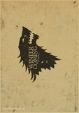 Wall Sticks of Heraldries and maps of GAME OF Thrones retro Paper Posters vintage paingtings nice gift prints