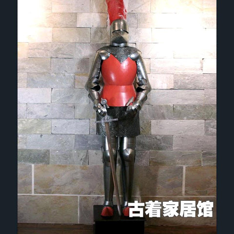 Ancient Rome medieval knight armor armor Bar Cafe 2m living room decoration