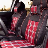 CARTAILOR Custom Fit Seat Covers Cars Interior Accessories for TOYOTA SIENNA Auto Seat Protecion Scotland Lattice Car Seat Cover
