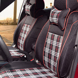 CARTAILOR Custom Fit Seat Covers Cars Interior Accessories for TOYOTA SIENNA Auto Seat Protecion Scotland Lattice Car Seat Cover