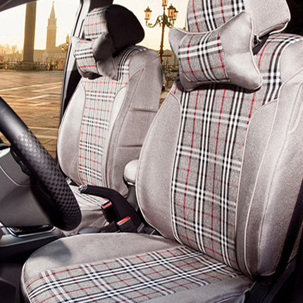 CARTAILOR Custom Fit Seat Covers Cars Interior Accessories for TOYOTA SIENNA Auto Seat Protecion Scotland Lattice Car Seat Cover