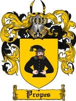 Propes coat of arms family crest download