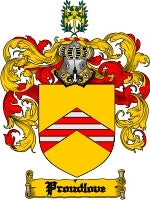 Proudlove coat of arms family crest download