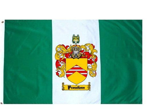 Proudlove family crest coat of arms flag