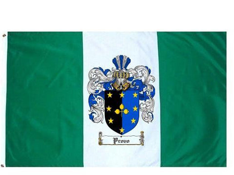 Provo family crest coat of arms flag