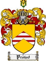 Prowd coat of arms family crest download