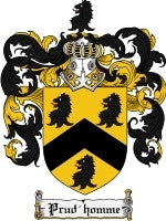 Prud'Homme coat of arms family crest download