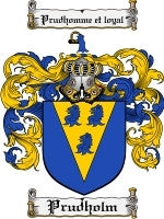 Prudholm coat of arms family crest download