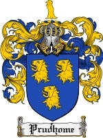 Prudhome coat of arms family crest download