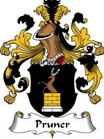 Pruner coat of arms family crest download