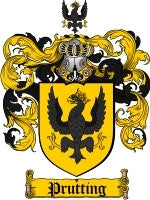 Prutting coat of arms family crest download