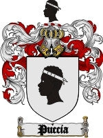 Puccia coat of arms family crest download