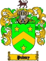 Pudsey coat of arms family crest download